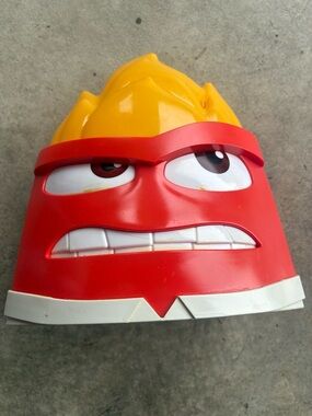 collectible Inside Out 2 Anger Popcorn Bucket.